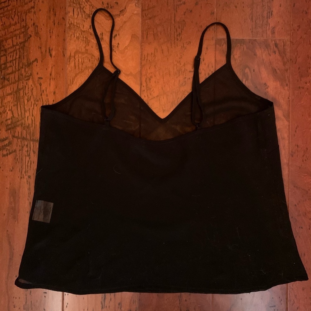 Gianetta// NWT sleeveless blouse black/green PS - Picture 12 of 13
